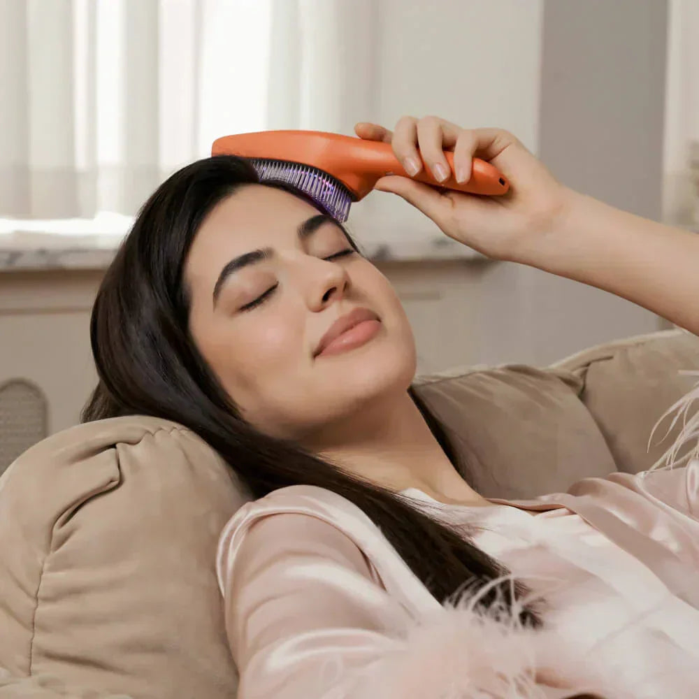 Hårbotten i obalans som påverkar hur länge håret håller sig fräscht